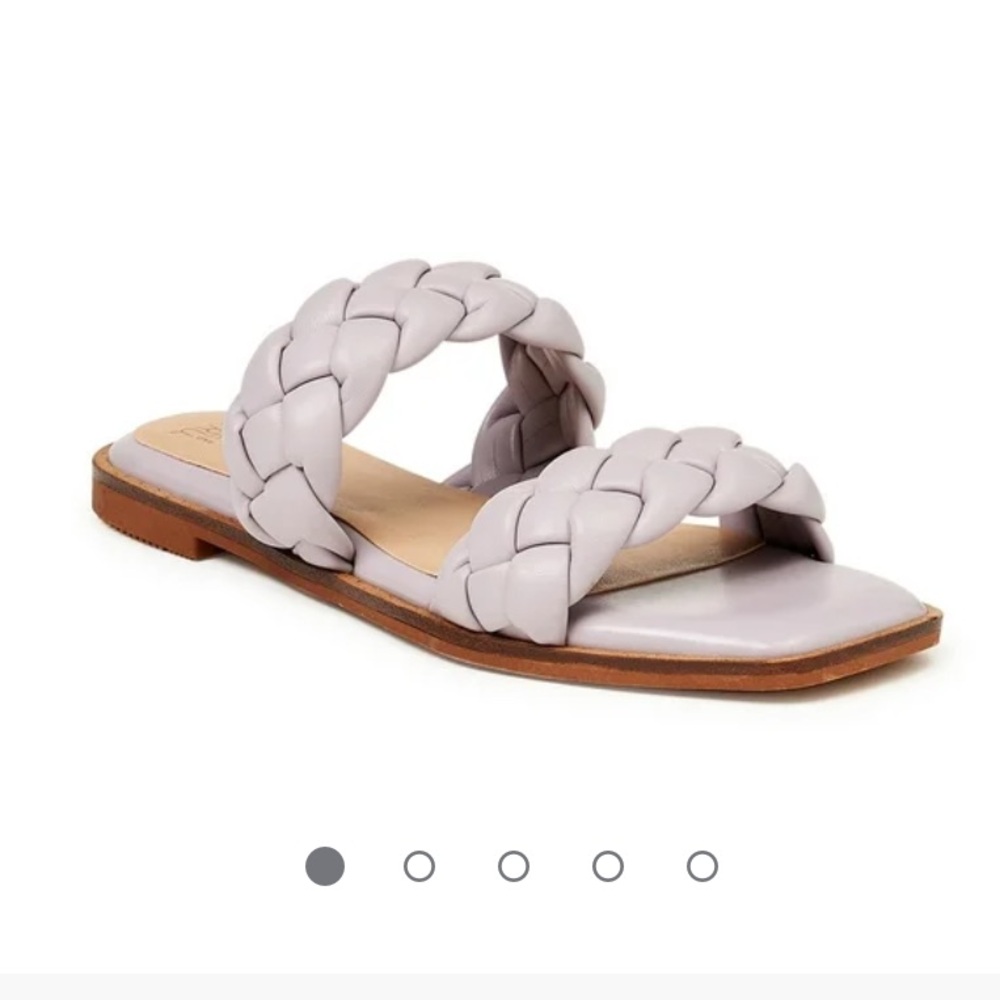 NEW Time and Tru Women's Braided Two Band Sandals